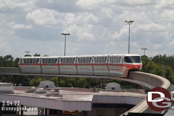 Monorail Coral on the EPCOT line.