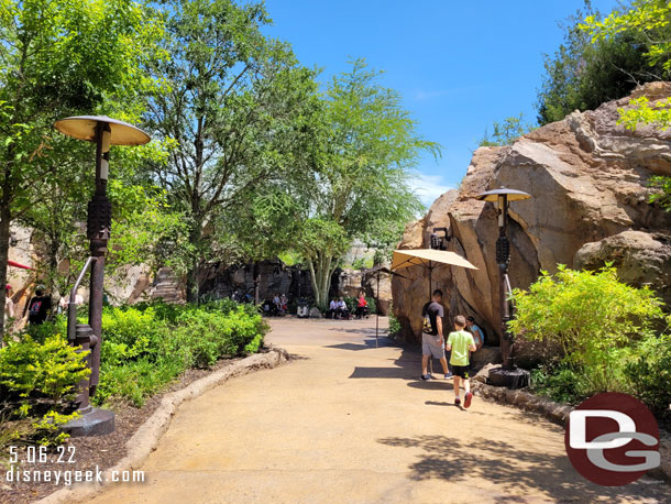 Making my way into Star Wars: Galaxy's Edge. The transition from Toy Story to Batuu always feels awkward to me.