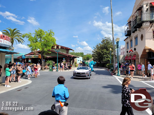 Pixar Pals Motorcade was rolling out so stopped to watch it.