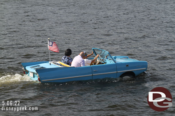 Amphicar cruising Lake Buena Vista