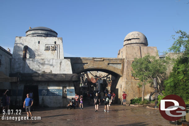 Decided to visit Star Wars Galaxy's Edge next.