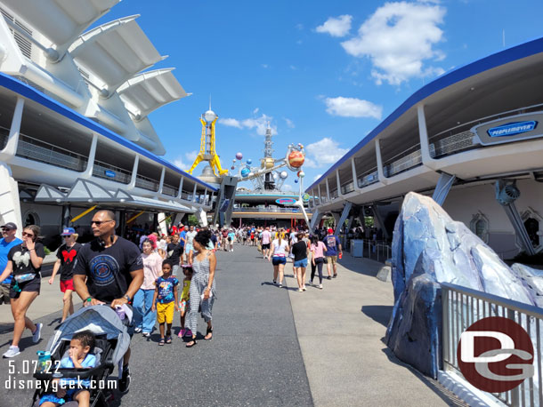 Entering Tomorrowland