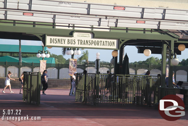 6:52pm - Exiting the Magic Kingdom and walking over to the Contemporary.