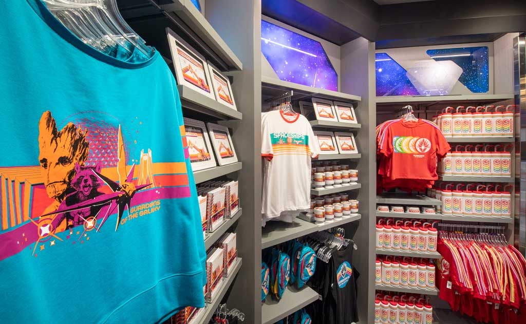 Disney Image:  A look inside the Treasures of Xandar store.