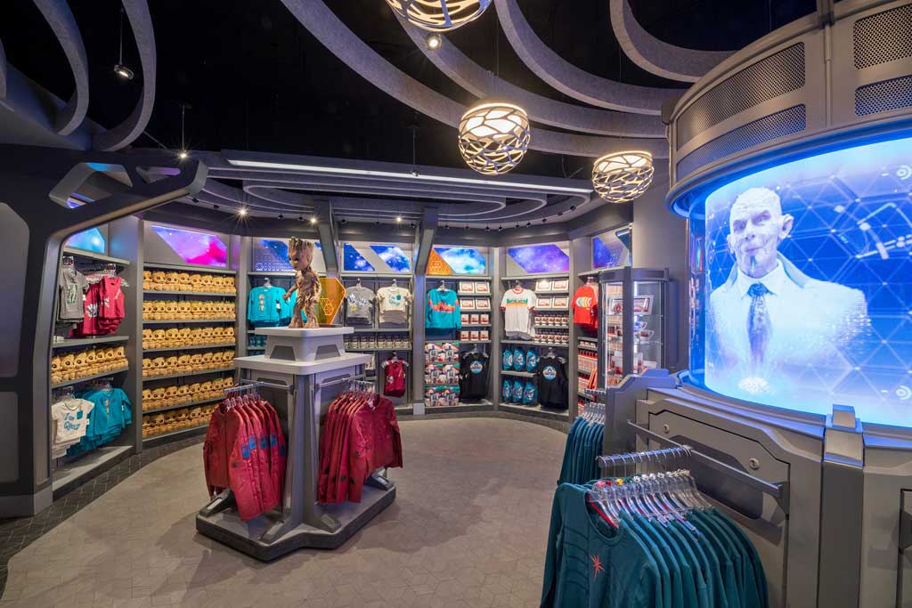 Disney Image:  A look inside the Treasures of Xandar store.