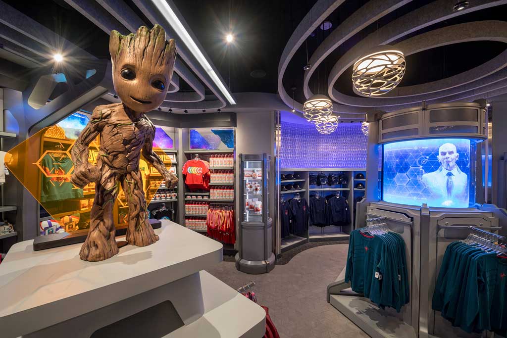 Disney Image:  A look inside the Treasures of Xandar store.