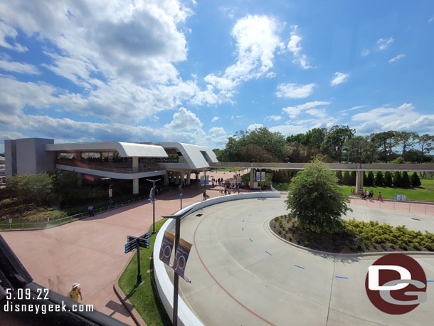 Arriving at EPCOT.