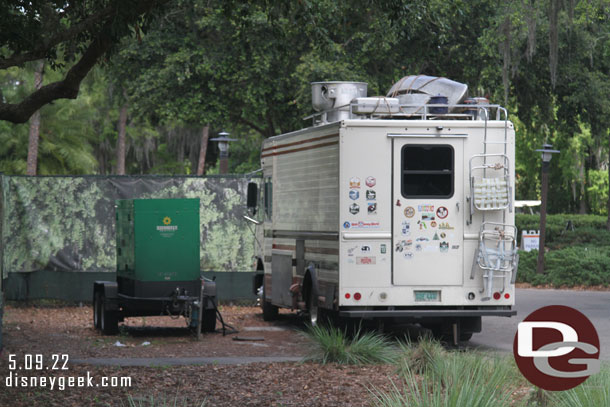 A generator to power the food truck