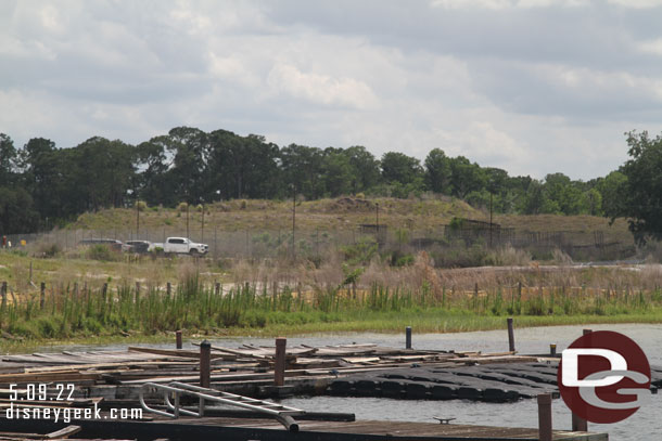 The abandon construction site.