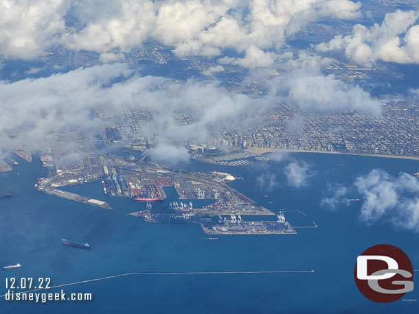 Long Beach... you can see the Queen Mary