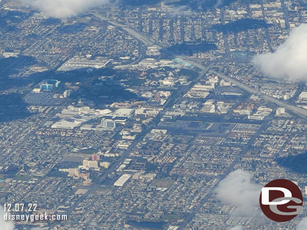 Here you can see the Anaheim Resort area