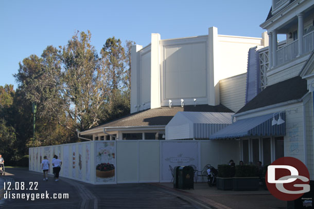 ESPN is long gone and the Cake Bake Shop construction is underway.  It is scheduled to open in 2023.