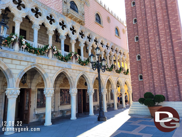 Taking a look around Italy at the Christmas decorations.