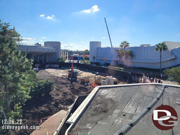 The work near guest relations seems to be moving at a very slow pace.