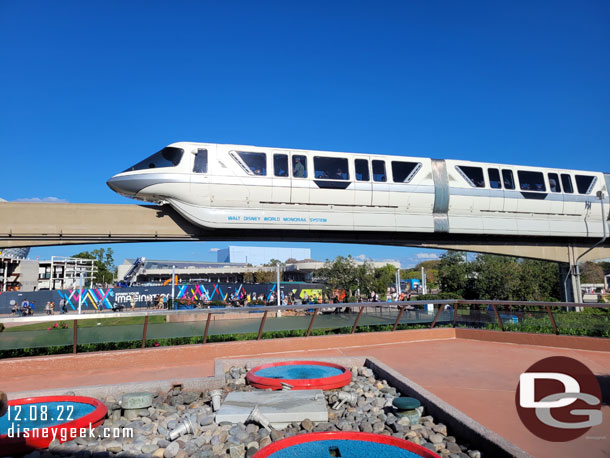 A Monorail passing