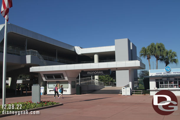 We were heading for the Monorail 