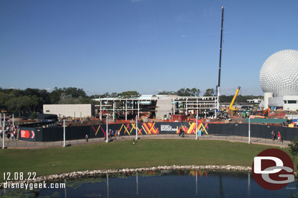 Communicore Hall and Plaza are taking shape and due to open in late 2023