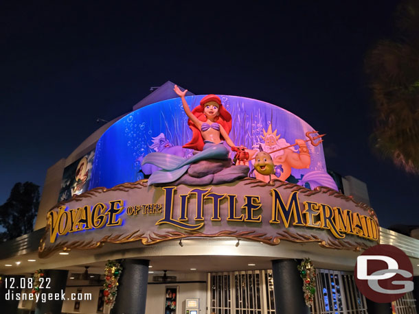 The Voyage of the Little Mermaid has not returned yet.