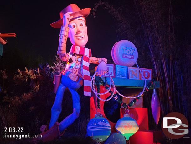 Entering Toy Story Land