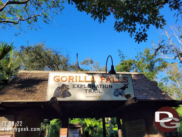 Next up Gorilla Falls