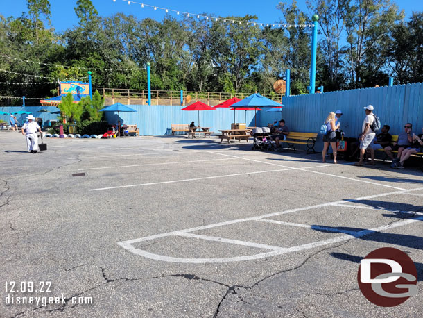 The former entrance to Primeval Whirl 