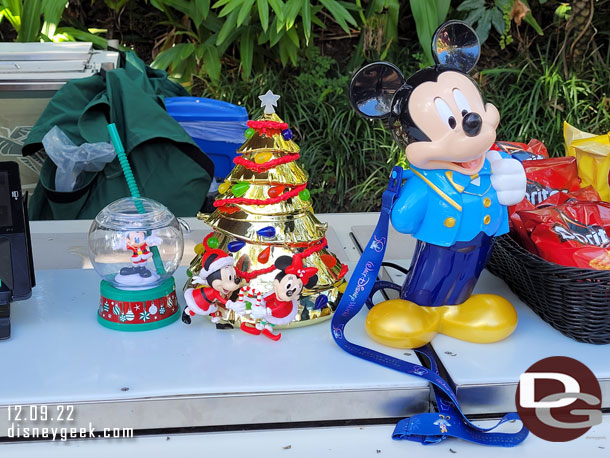 An assortment of sippers and popcorn buckets