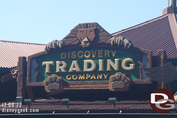 Passing through Discovery Island