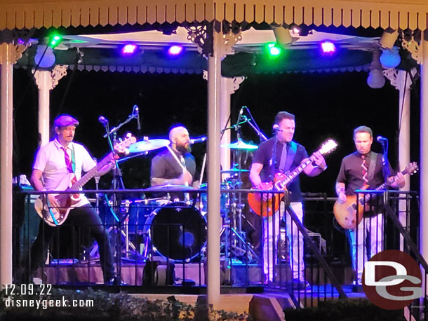 Command Performance entertaining guests in the United Kingdom.The play British rock songs from the 60s-90s.