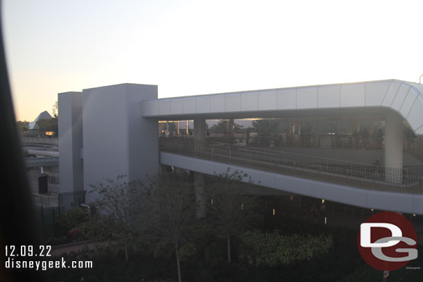 The Epcot Monorail Station