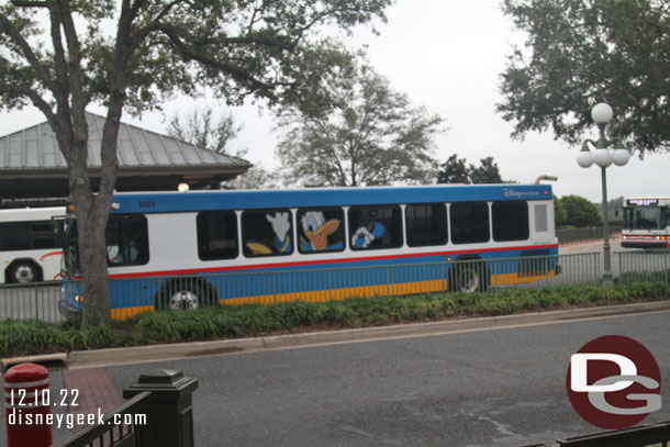 8:38am -  Arriving at the Magic Kingdom