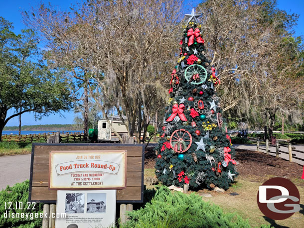 The Fort Wilderness Christmas tree