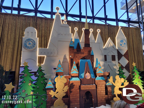 Disney's Contemporary Resort gingerbread display