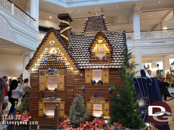 A closer look around the gingerbread house