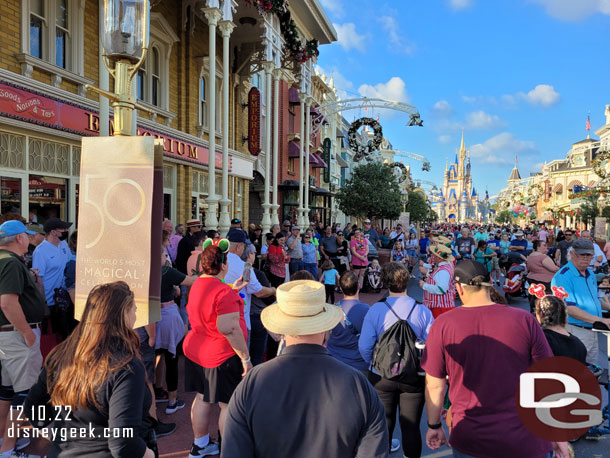 The Dapper Dans were performing in a very awkward spot. It added to congestion and was hard to see them.