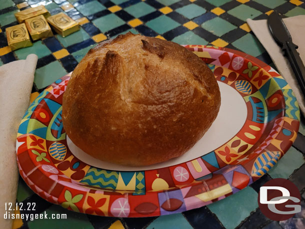 I enjoy the fresh banquettes, when I went to order one they said they were out of them. It was 7:45pm only.  Instead I tried this bread. It was not that good.