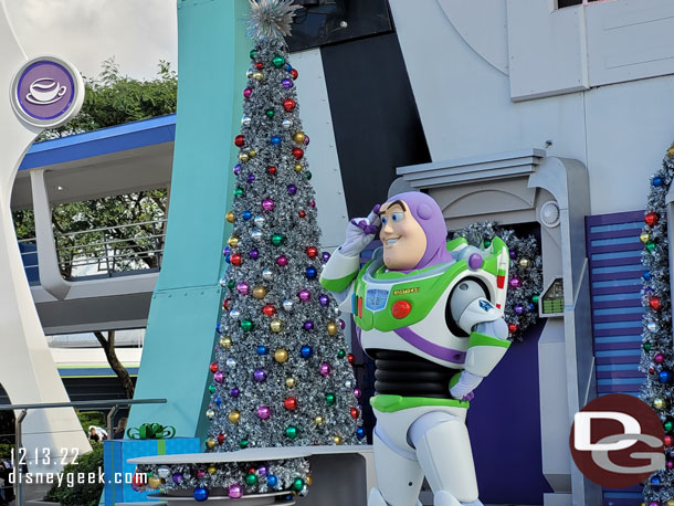 Buzz Lightyear was out taking pictures