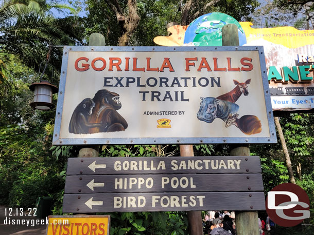 Decided to take a stroll through Gorilla Falls