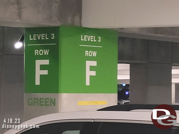 After a 3:00am alarm and drive to the ariport, at 4:22am - Arrived at LAX and found a parking spot to start this trip to Orlando.