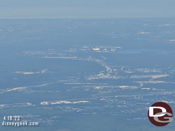 The Magic Kingdom area in the distance