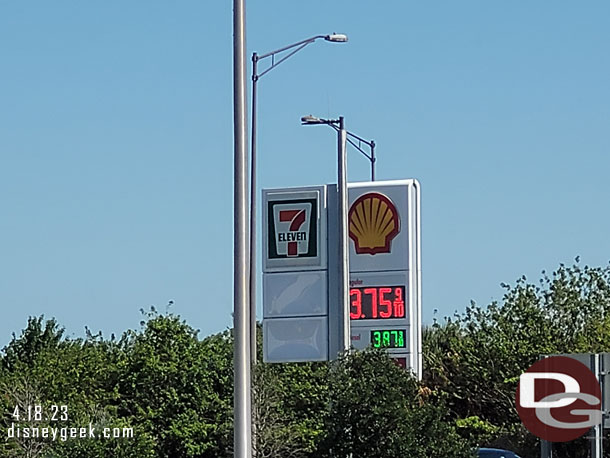 Airport gas at $3.75... that is almost $2 a gallon less than near LAX.