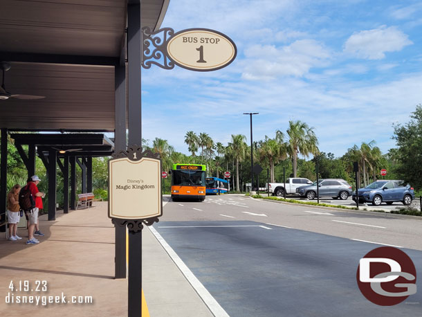 4:20pm - Our bus arriving.