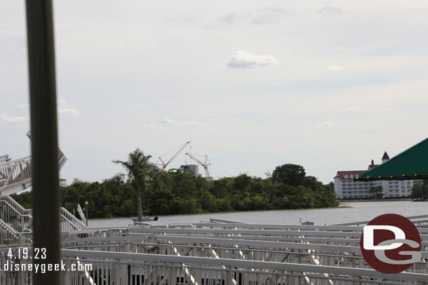 The Polynesian DVC project in the distance