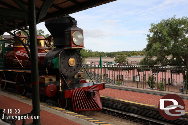 Our train arriving