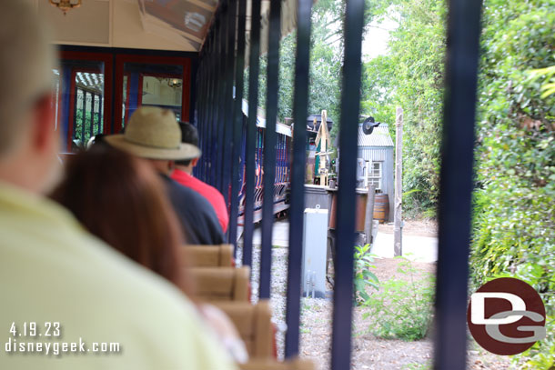 Great to be able to ride the rails again aboard the Walt Disney World Railroad.