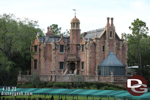 Time for a cruise on the Liberty Belle.  Here is the Haunted Mansion.