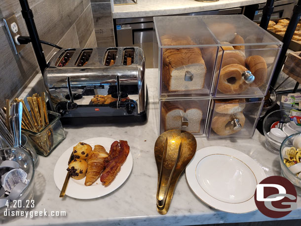 Breakfast time at the Chronos Club in the Gran Destino at Disney's Coronado Springs Resort