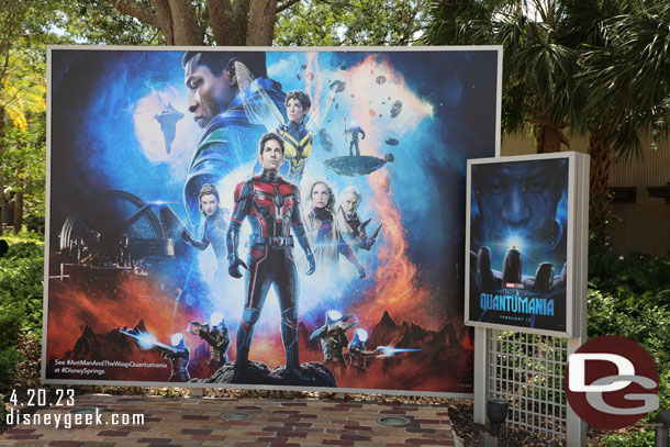 Ant-Man promo billboard near the AMC