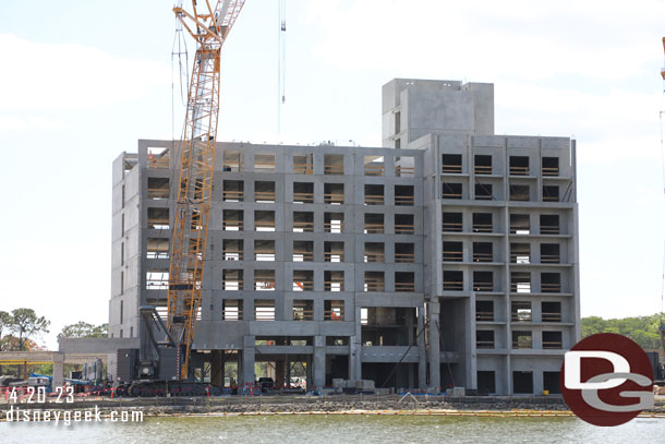 Now some views from the dock of the new DVC Tower.