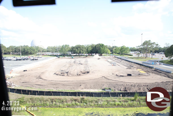 The project in the Epcot parking lot near the bus lot.