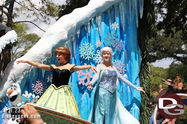 Anna, Elsa and Olaf